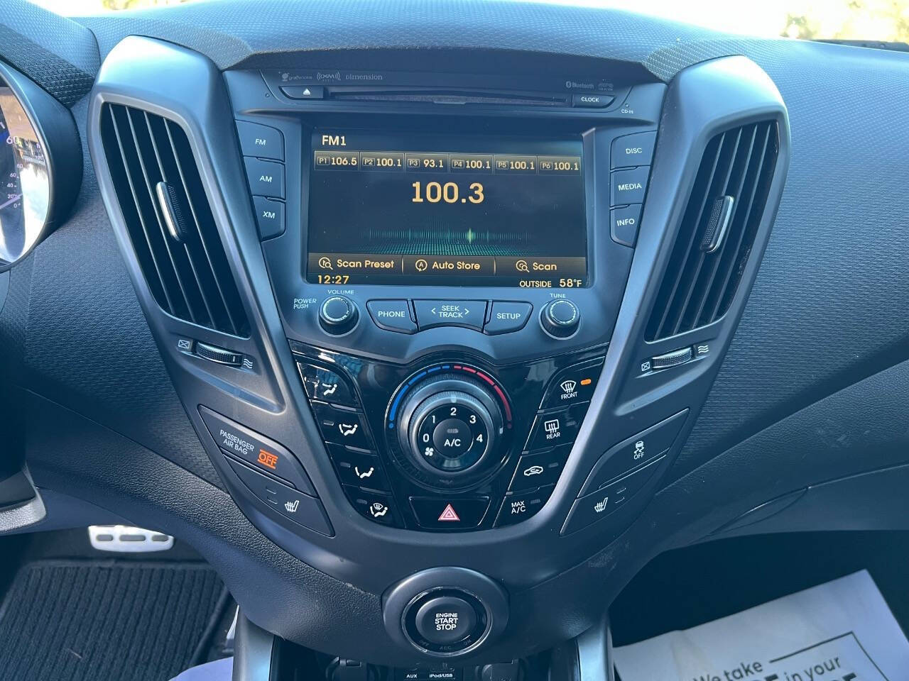 2013 Hyundai Veloster Turbo w/Black